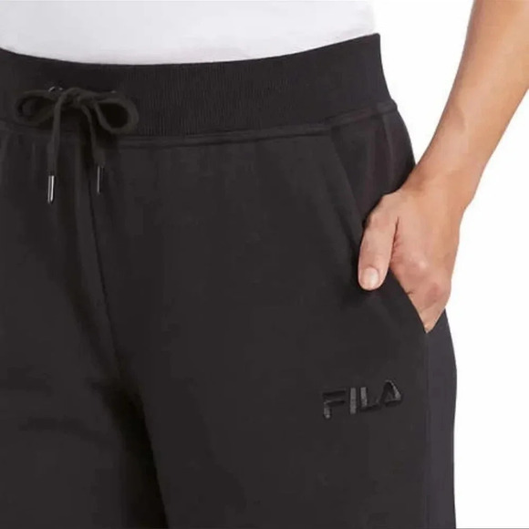 FILA ladies french terry jogger Black Medium - Picture 4 of 5